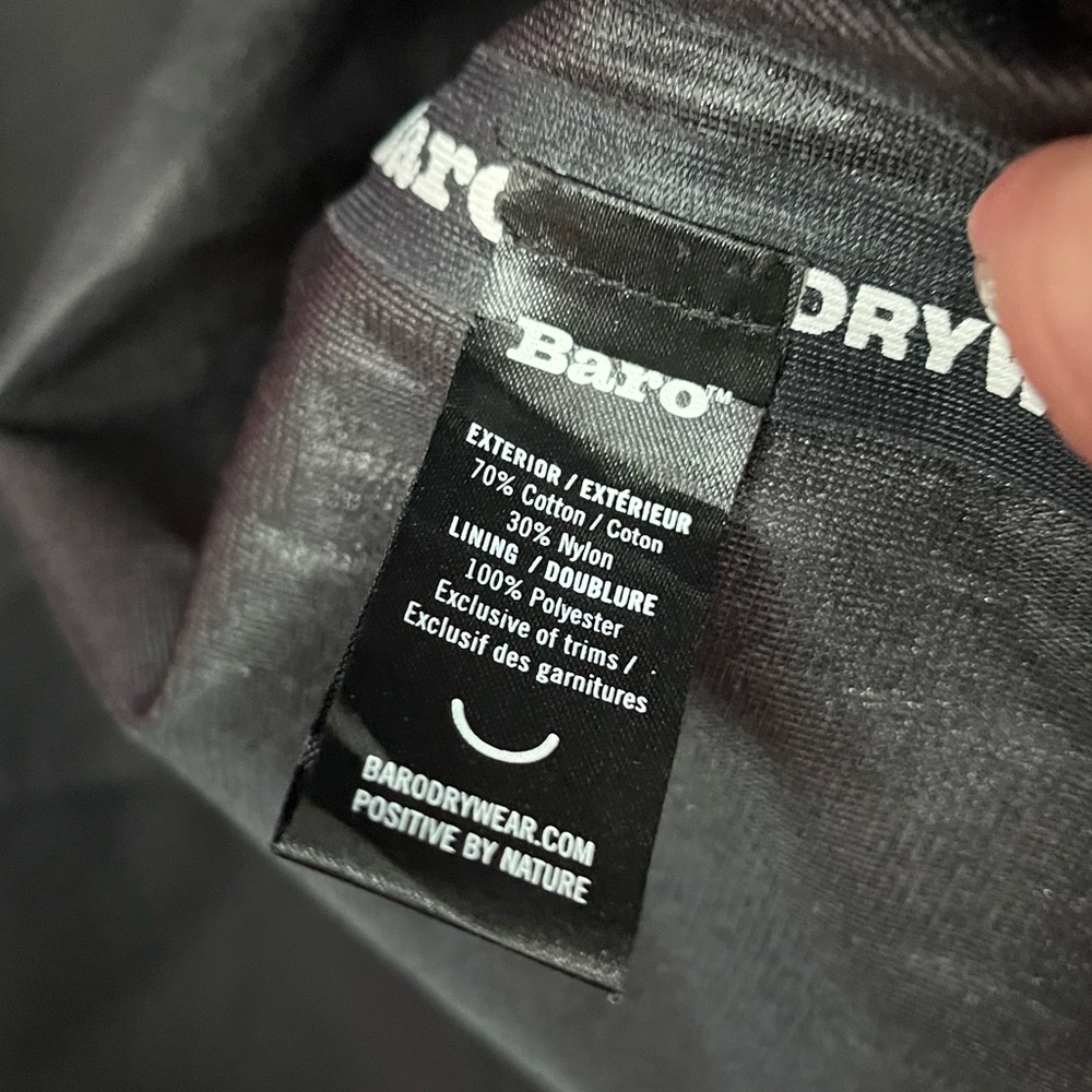 Baro Brockton Jacket Drywear Military Fishtail Black Coat Waterproof Technical - Picture 4 of 16